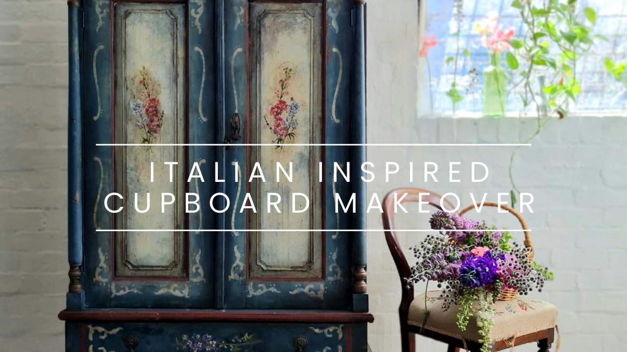 Italian inspired cupboard makeover with Annie Sloan Chalk Paint
