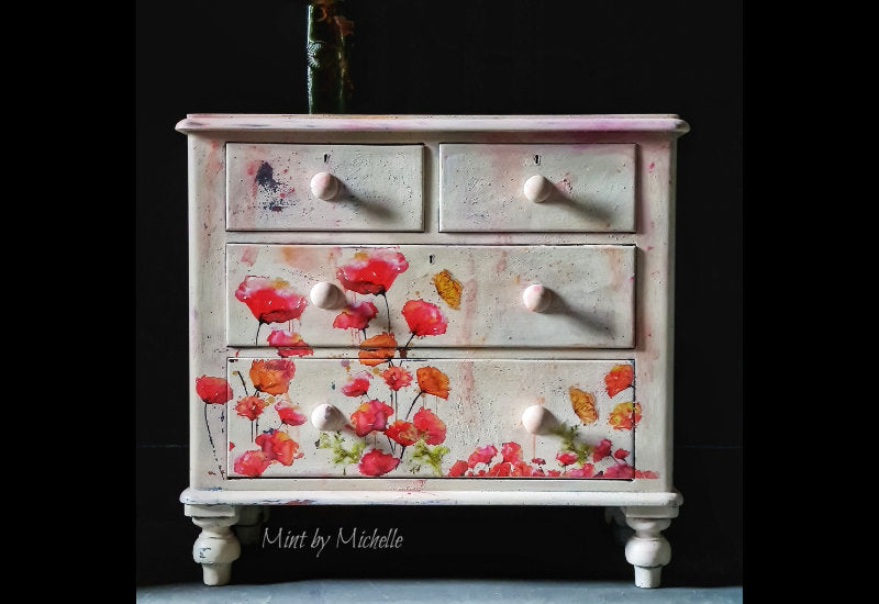 How to use A1 Transfers - "Poppies" Step By Step Tutorial