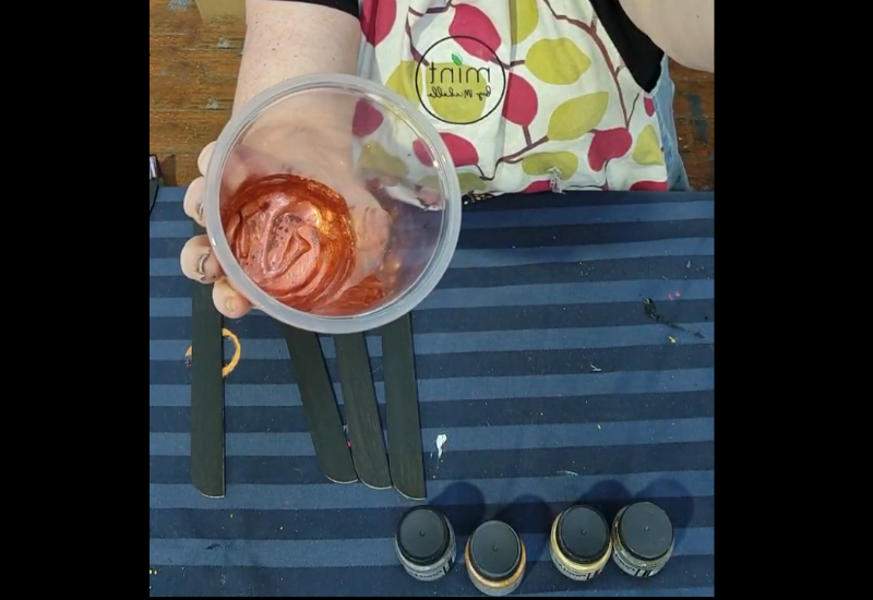 How to mix and how to use pigments