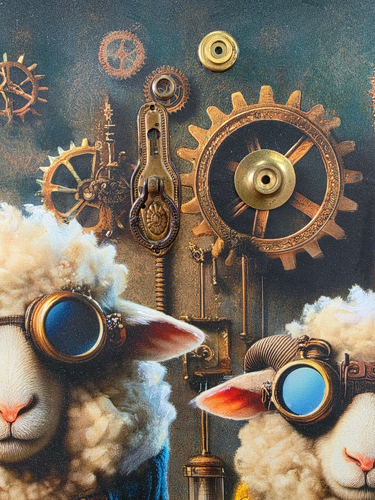 Steampunk Mixed Media Canvas Workshop Saturday August 15th