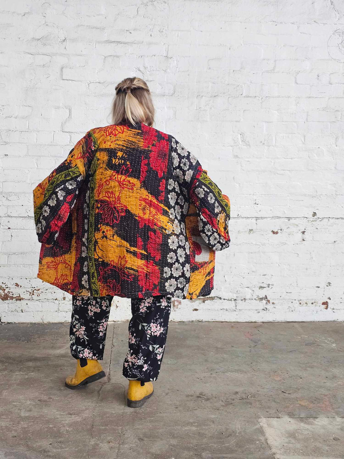 Vintage Kantha Kimono 4