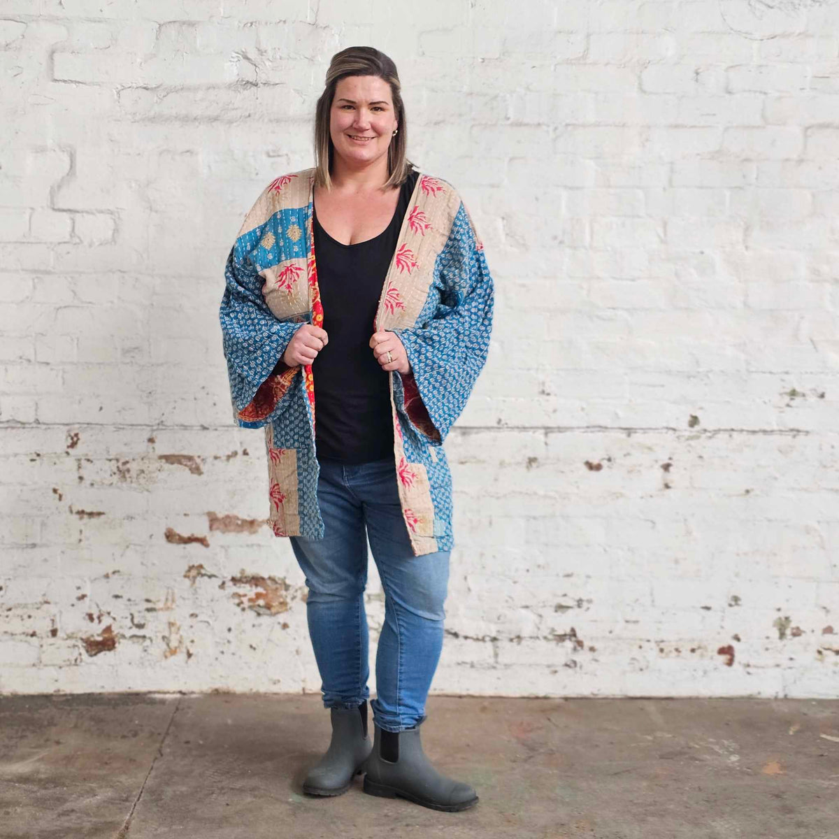 Vintage Kantha Kimono 10