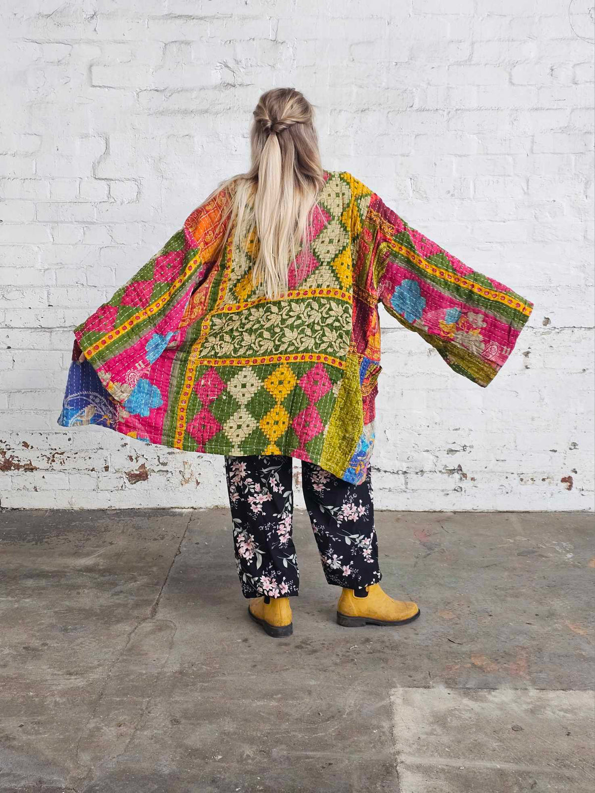 Vintage Kantha Kimono 1