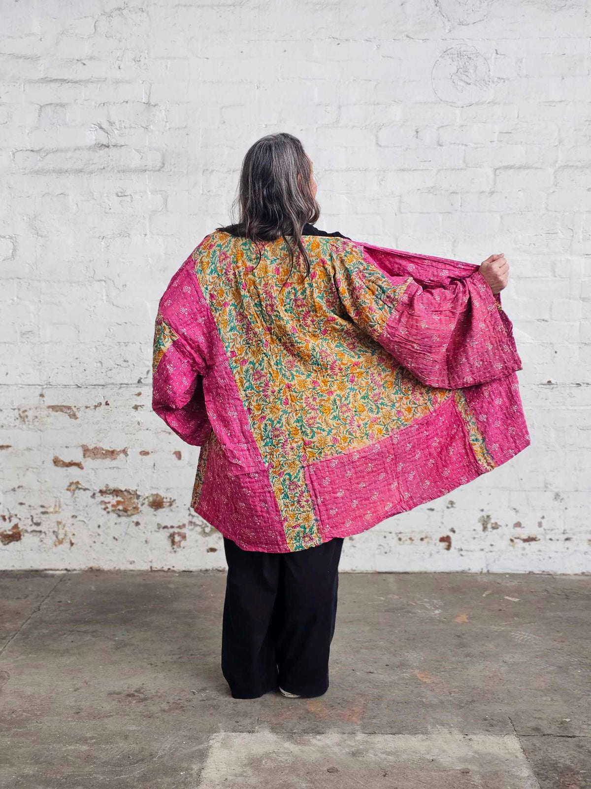 Vintage Kantha Kimono 8