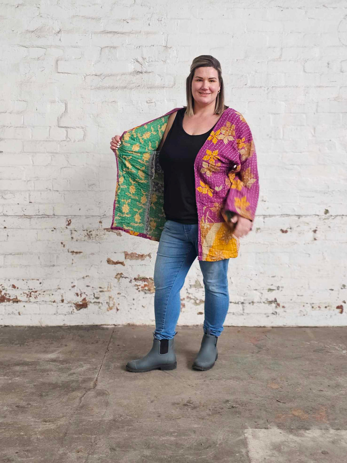 Vintage Kantha Kimono 7