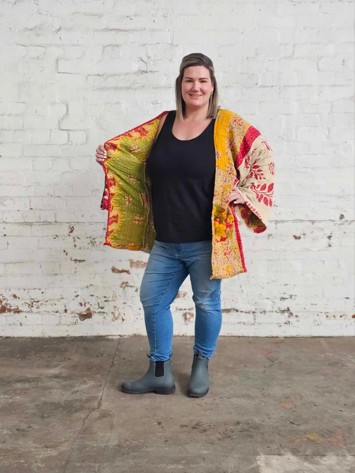 Vintage Kantha Kimono 2