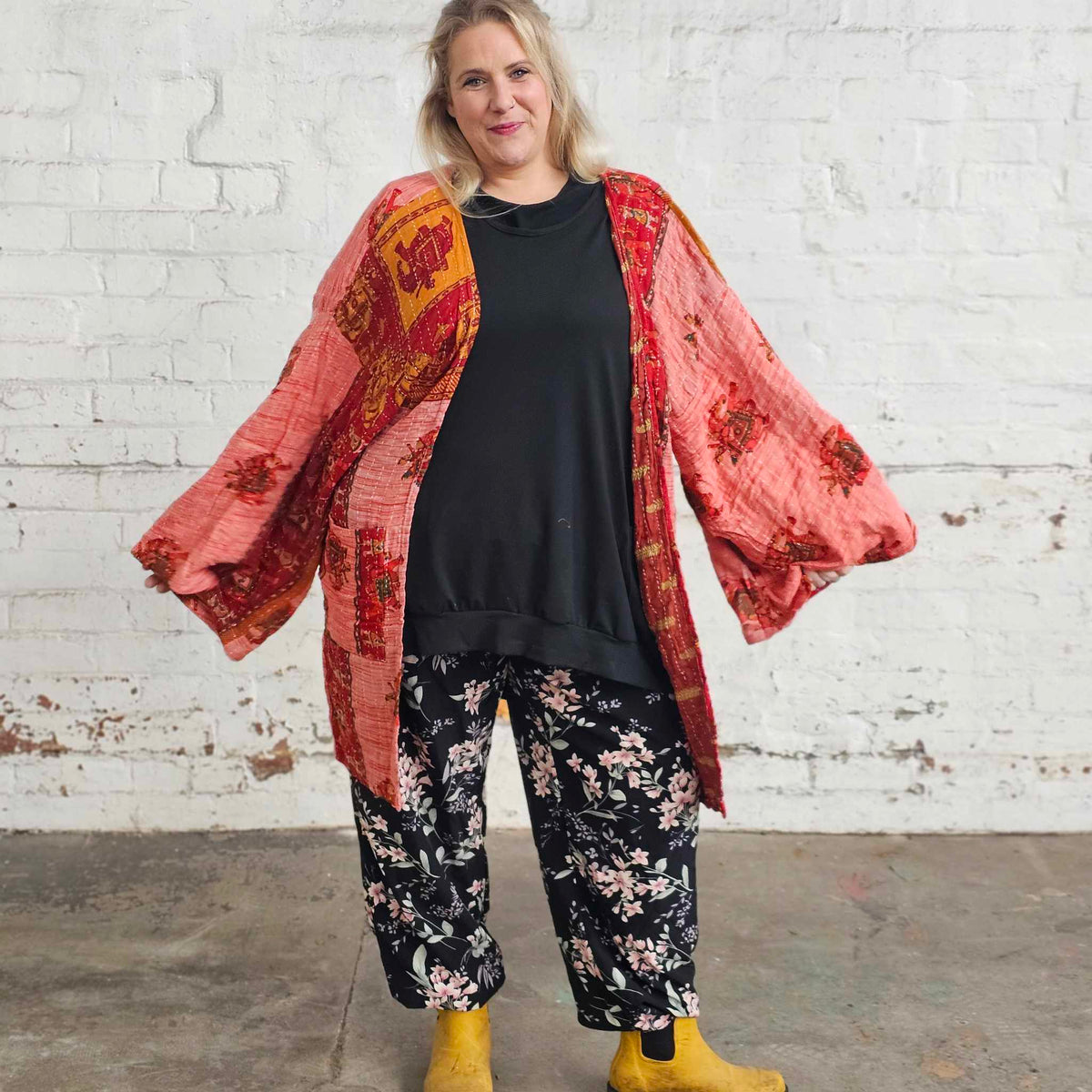 Vintage Kantha Kimono 3