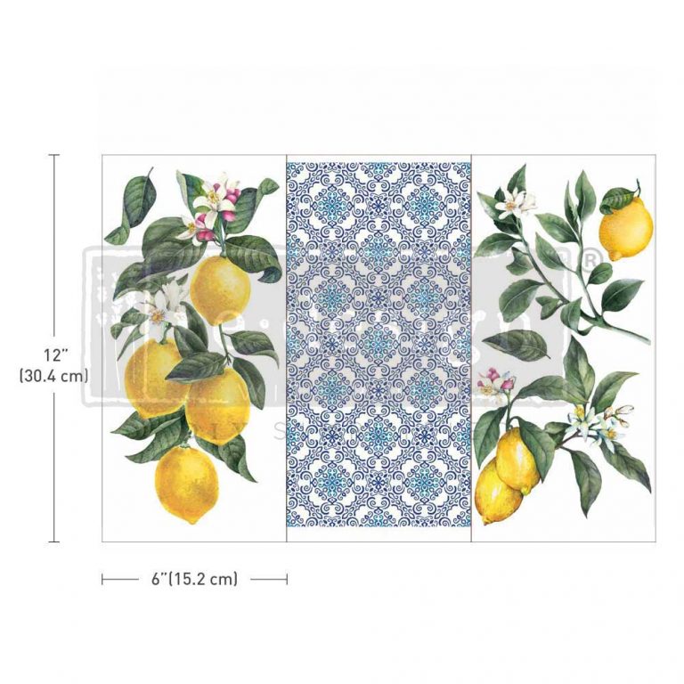 SMALL TRANSFERS – LEMON TREE – 3 SHEETS, 6″X12″