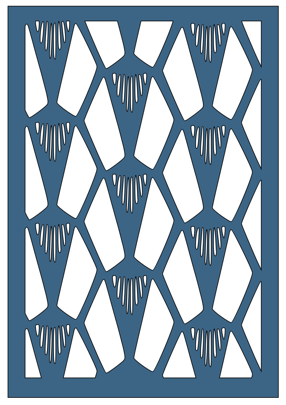 Art Deco Tall Formal - Belle Stencils