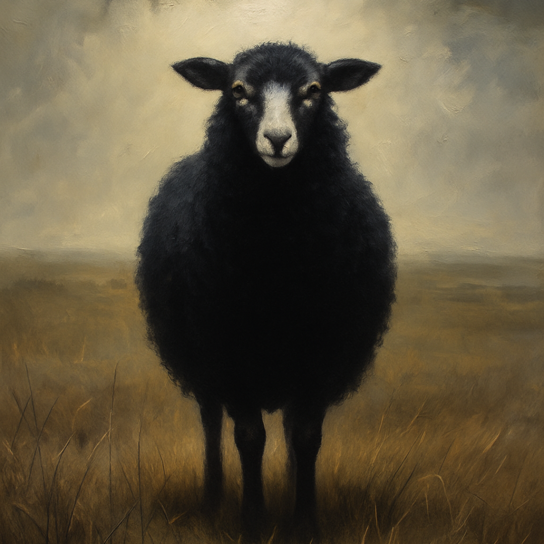 Black Sheep - Mint Decoupage Paper