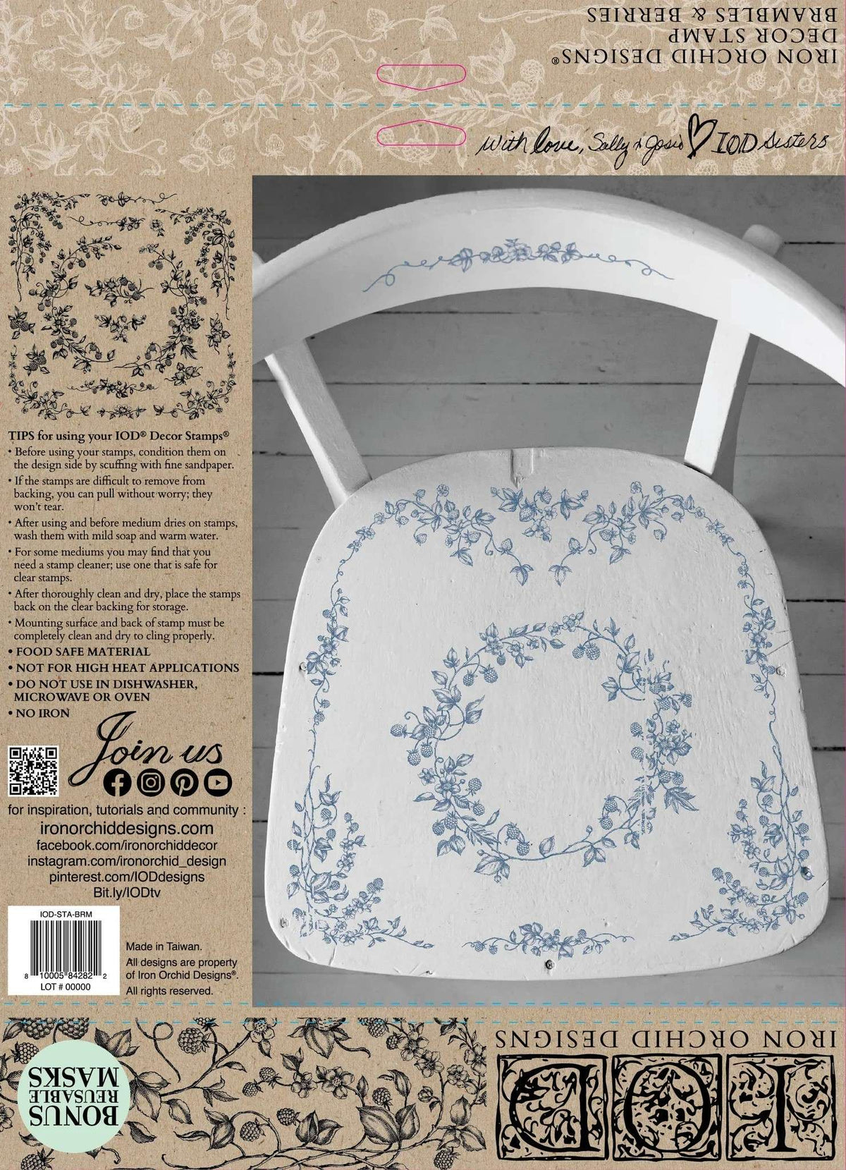 Brambles &amp; Berries - IOD Stamp