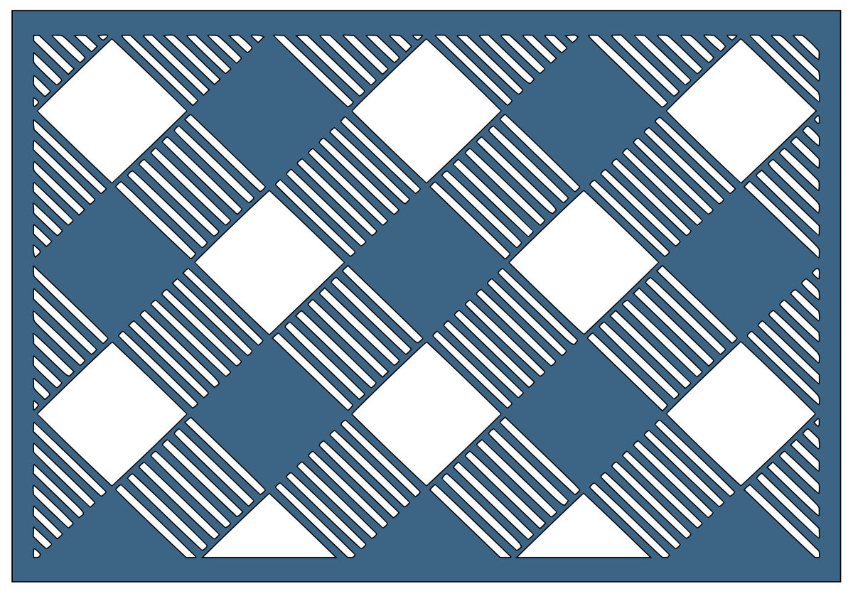 Buffalo Cross Plaid - Belle Stencils