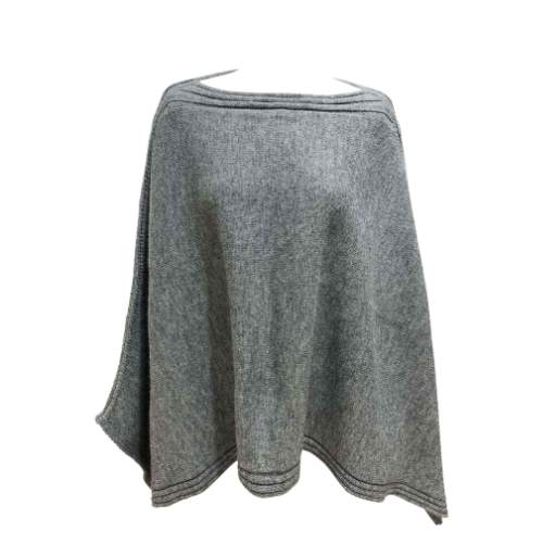 Camille Poncho Grey One Size