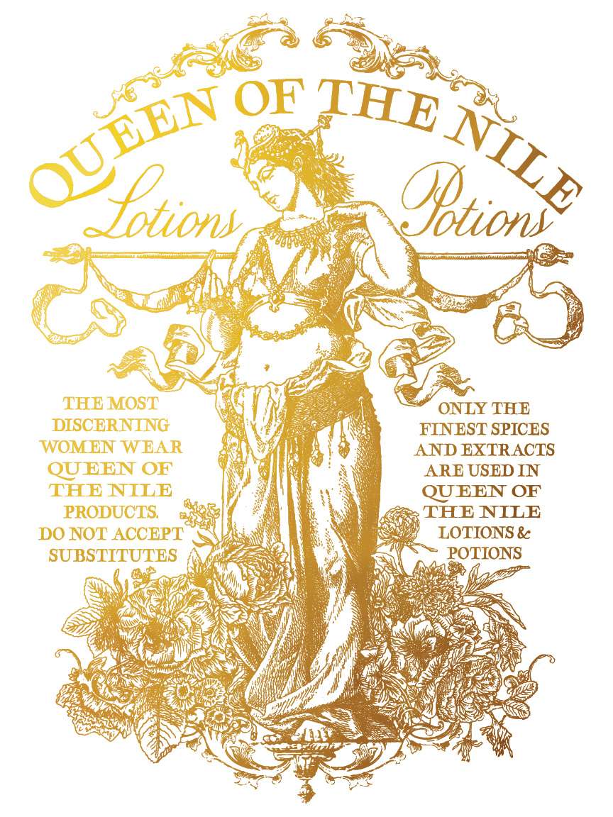 Curated Signage - IOD Gilded Transfers