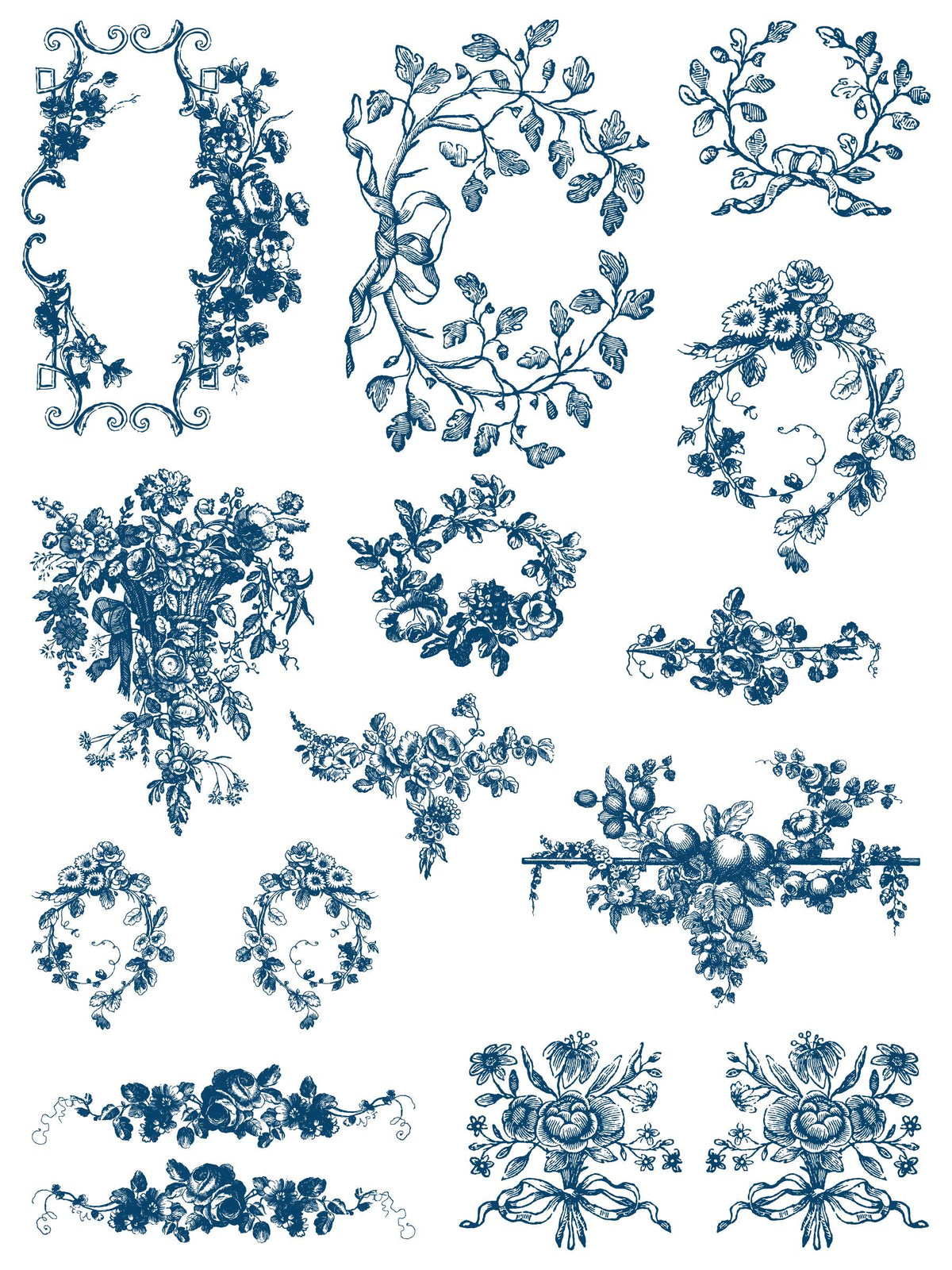Delft Traditions Azure - IOD Paint Inlay