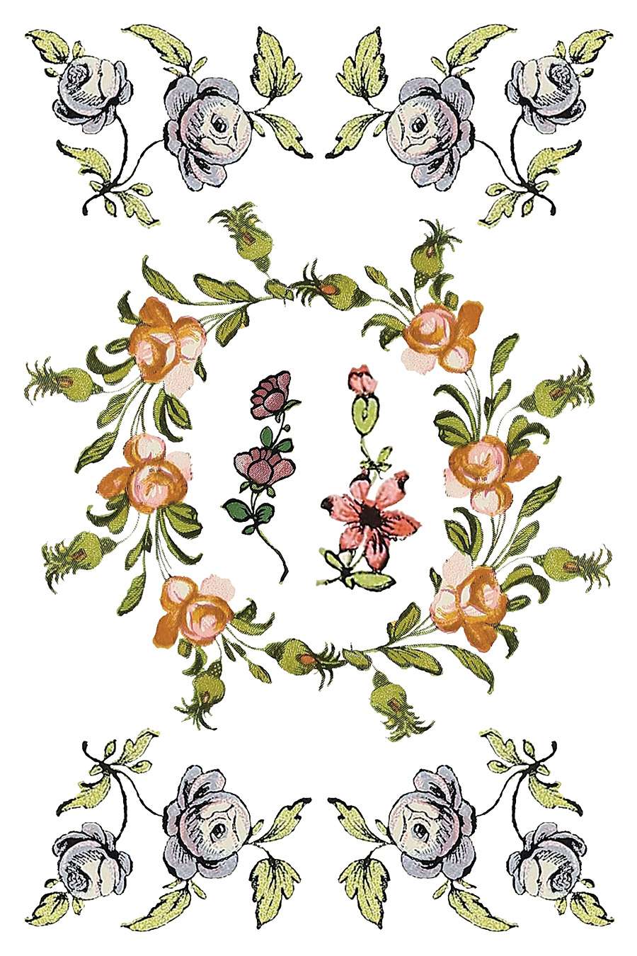 Fairytale Florals - IOD Transfers