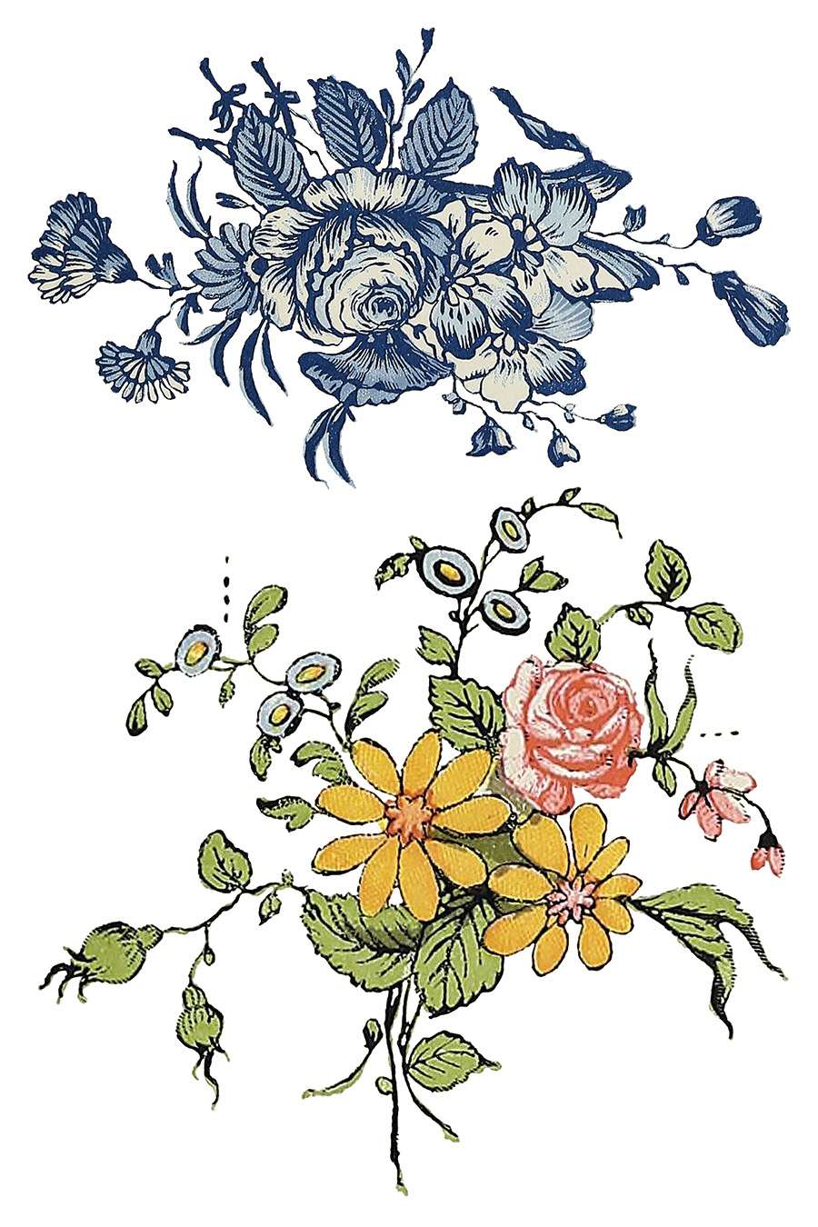 Fairytale Florals - IOD Transfers