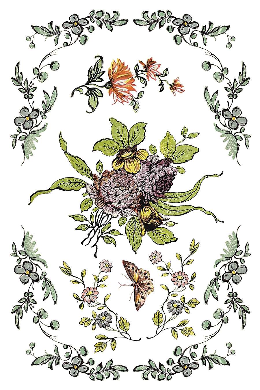 Fairytale Florals - IOD Transfers
