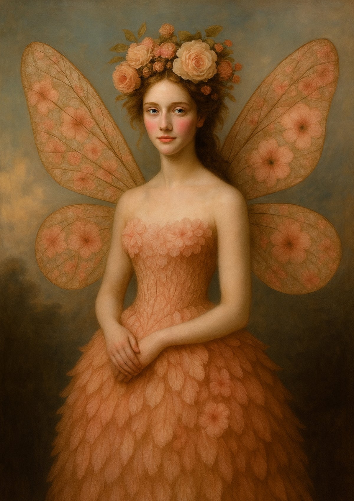 Ethereal in Pink - Mint Decoupage Paper