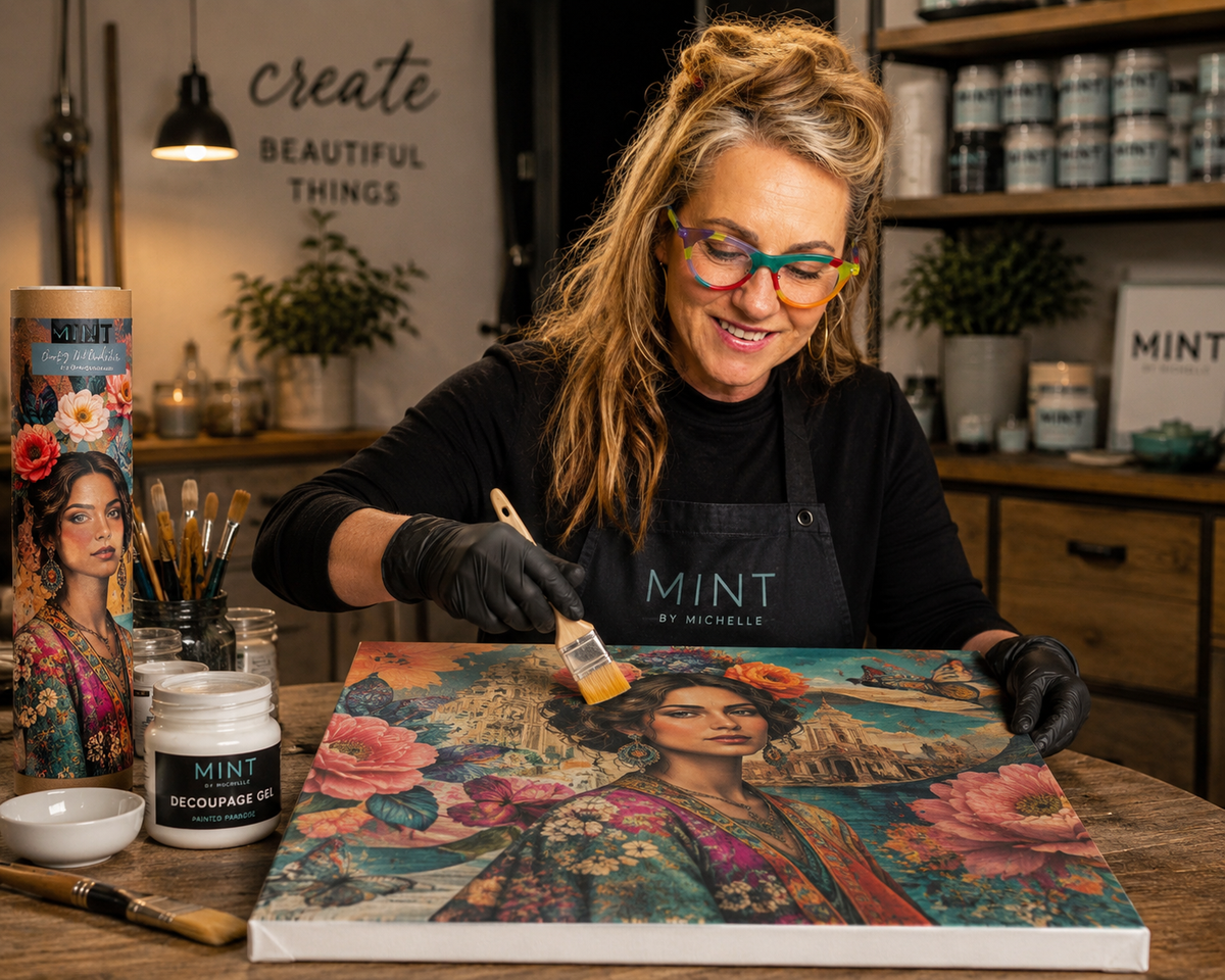 Decoupage Onto Canvas FREE Saturday Workshop July 4