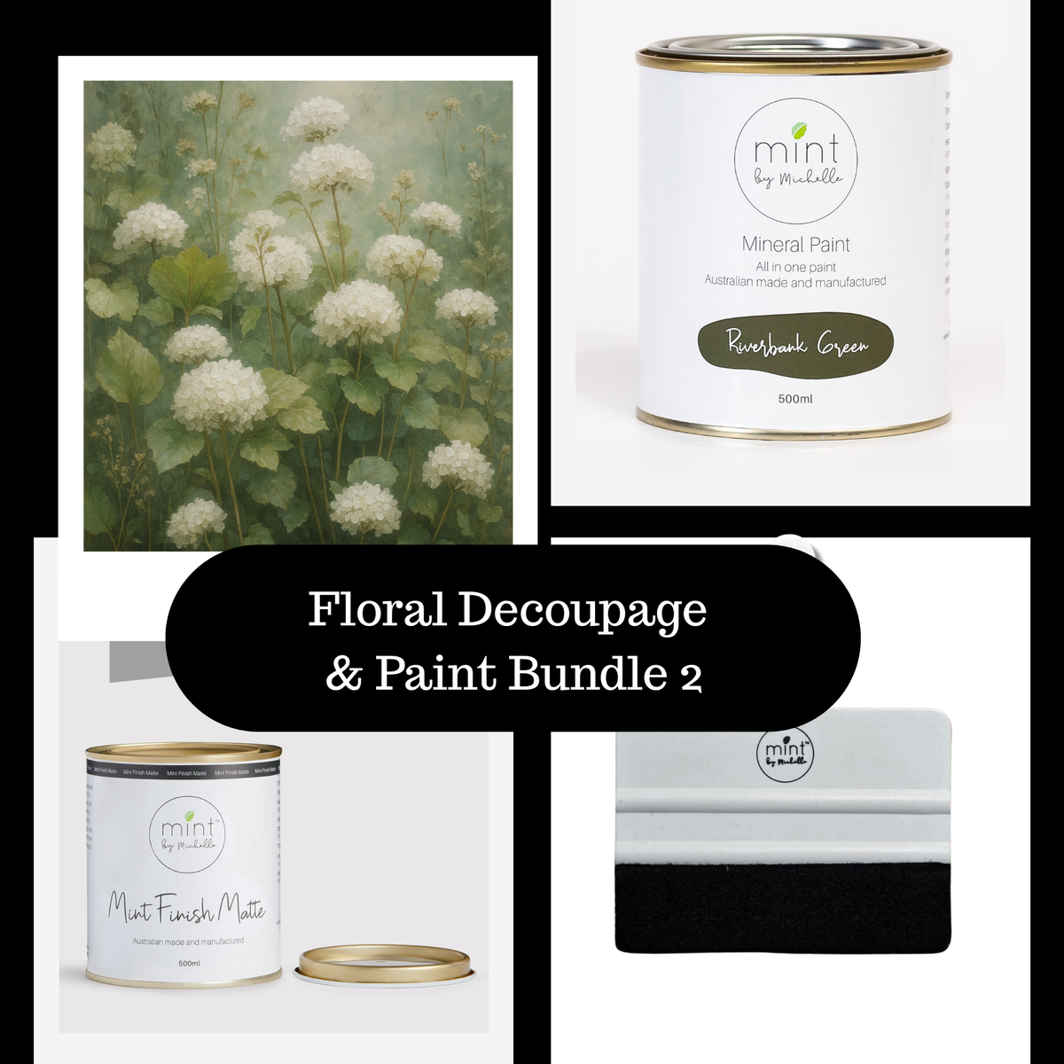 Floral Decoupage & Paint BUNDLE 2