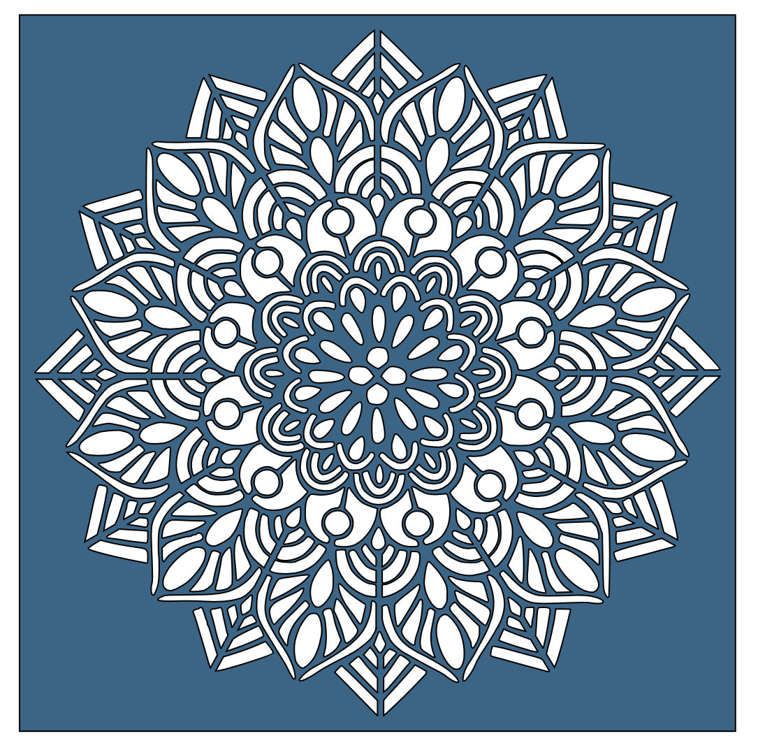 Floral Mandala - Belle Stencils