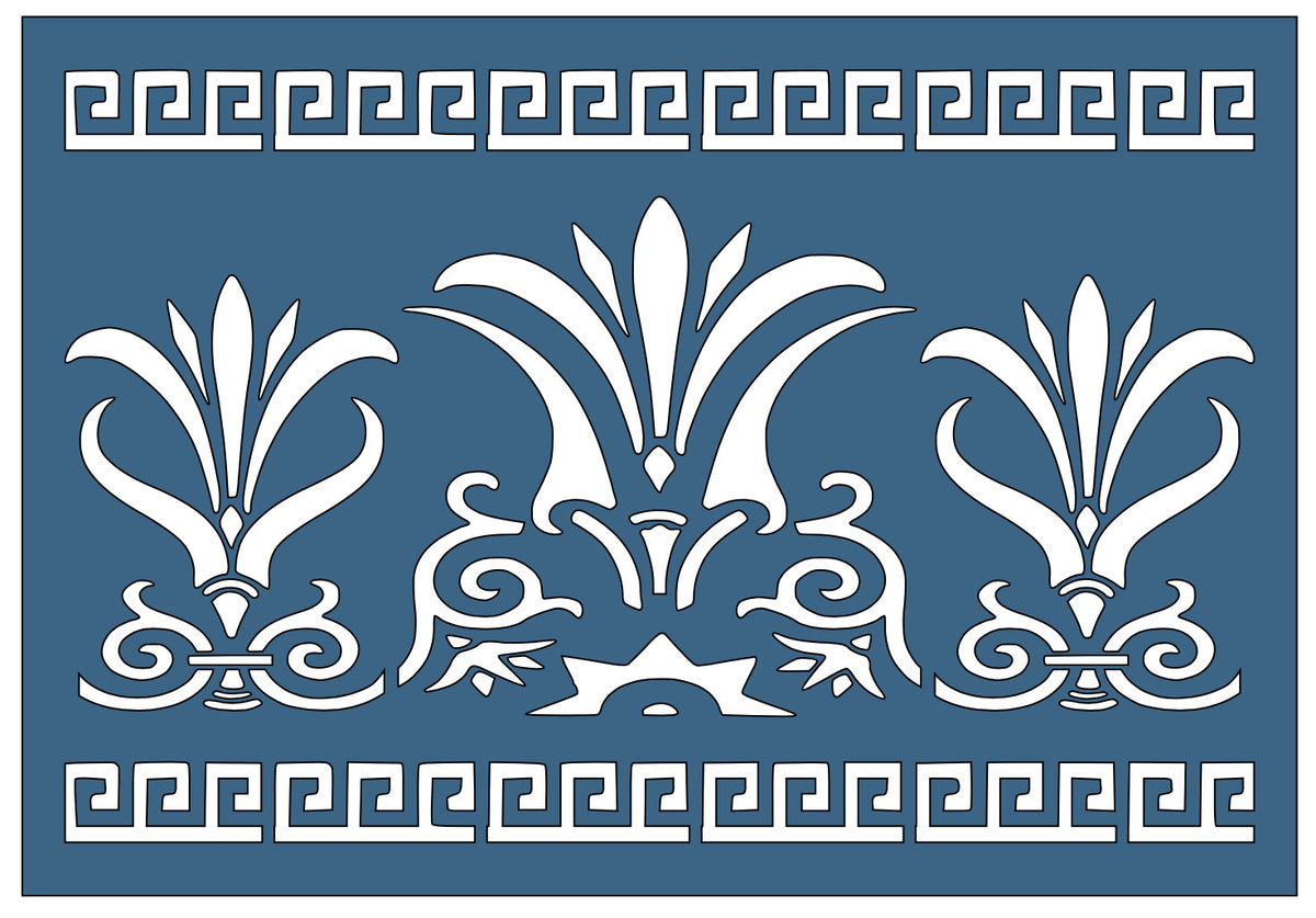 Greek Larger Bloom - Belle Stencils