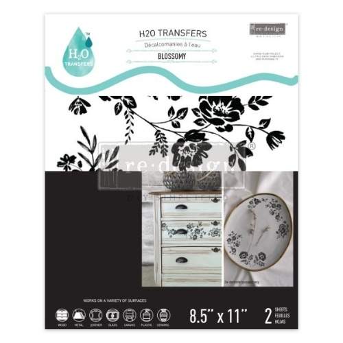 H2O TRANSFERS – BLOSSOMY – 2 SHEETS, 8.5″X11″