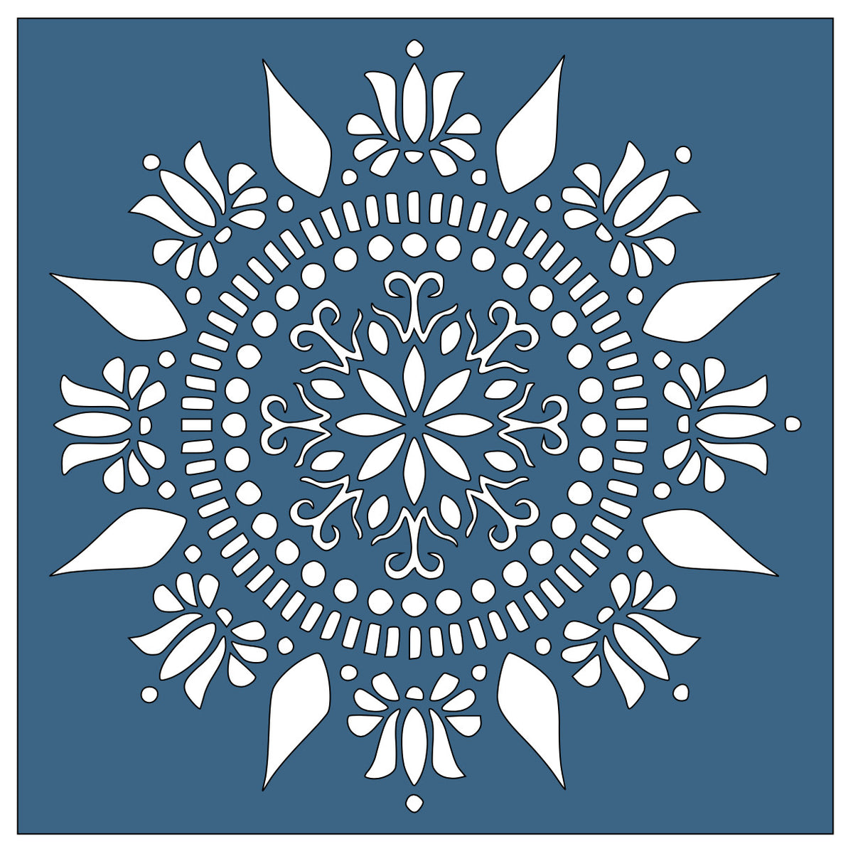 Lotus Mandala - Belle Stencils
