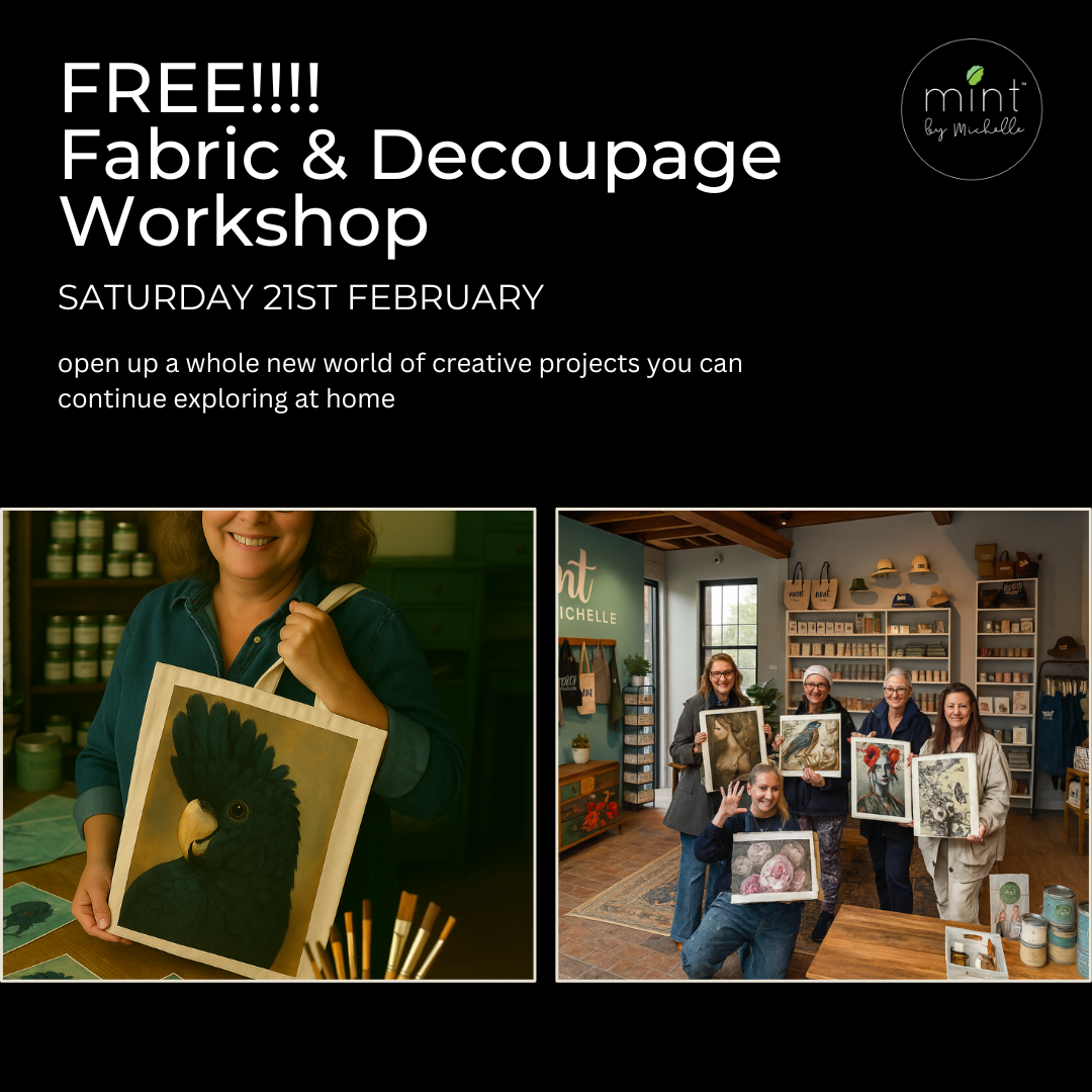FREE! Decoupage & Fabric Workshop