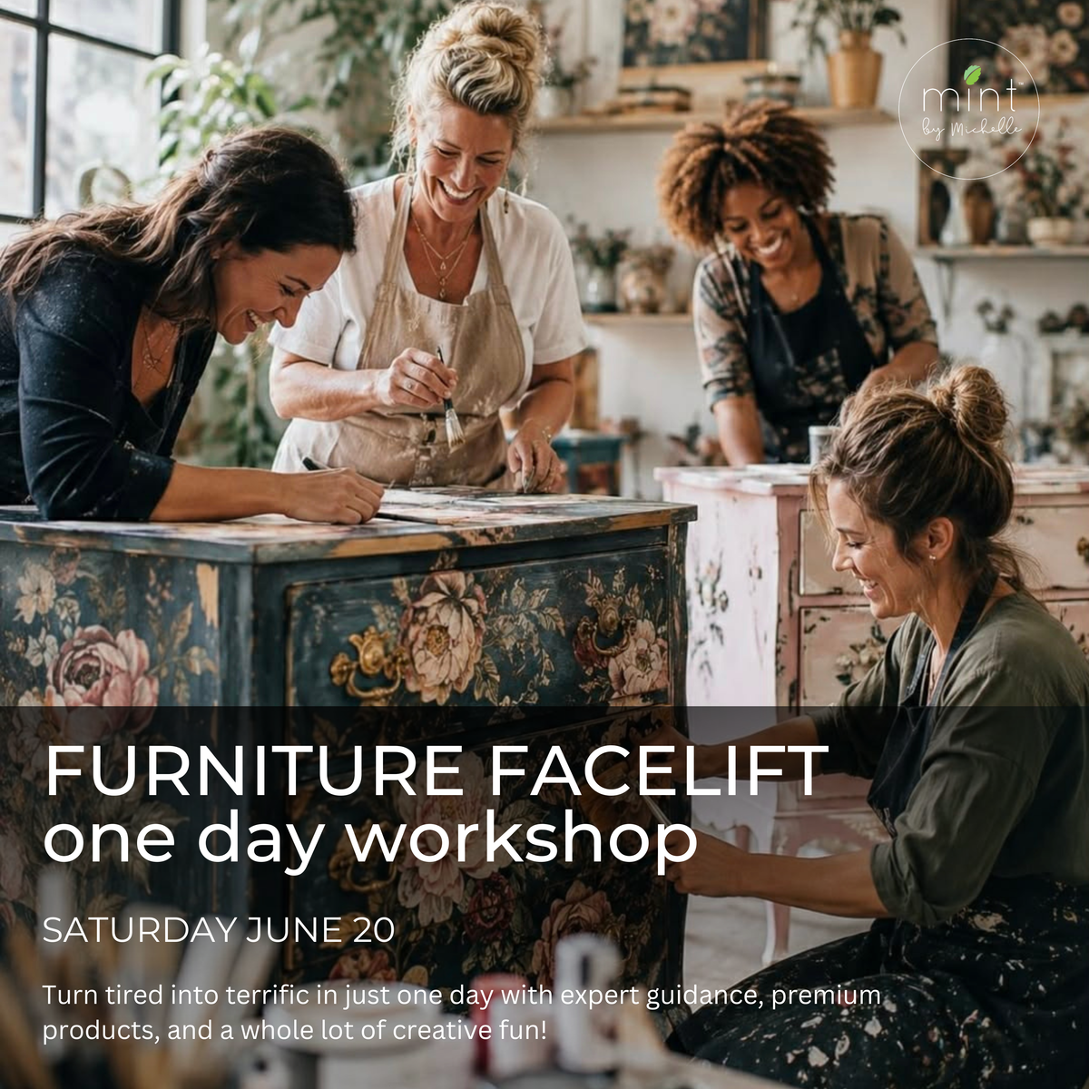 FURNITURE FACELIFT WORKSHOP - JUNE 20