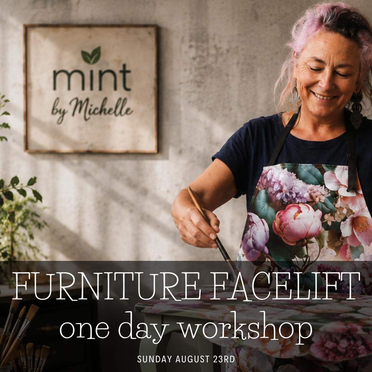FURNITURE FACELIFT WORKSHOP - SUNDAY AUGUST 23RD
