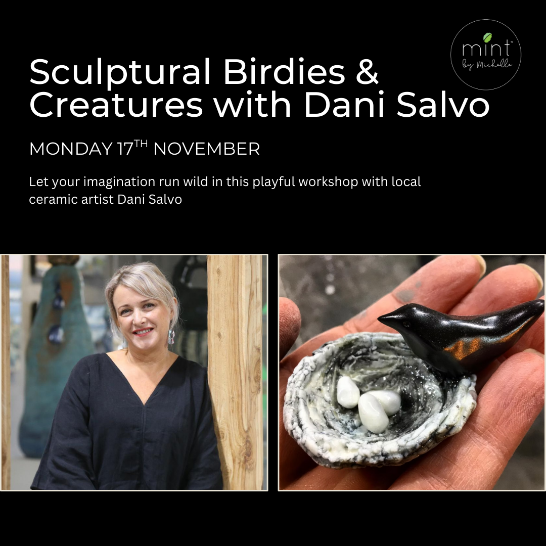 Sculptural Birdies &amp; Creatures with Be My Keeper Ceramics Studio