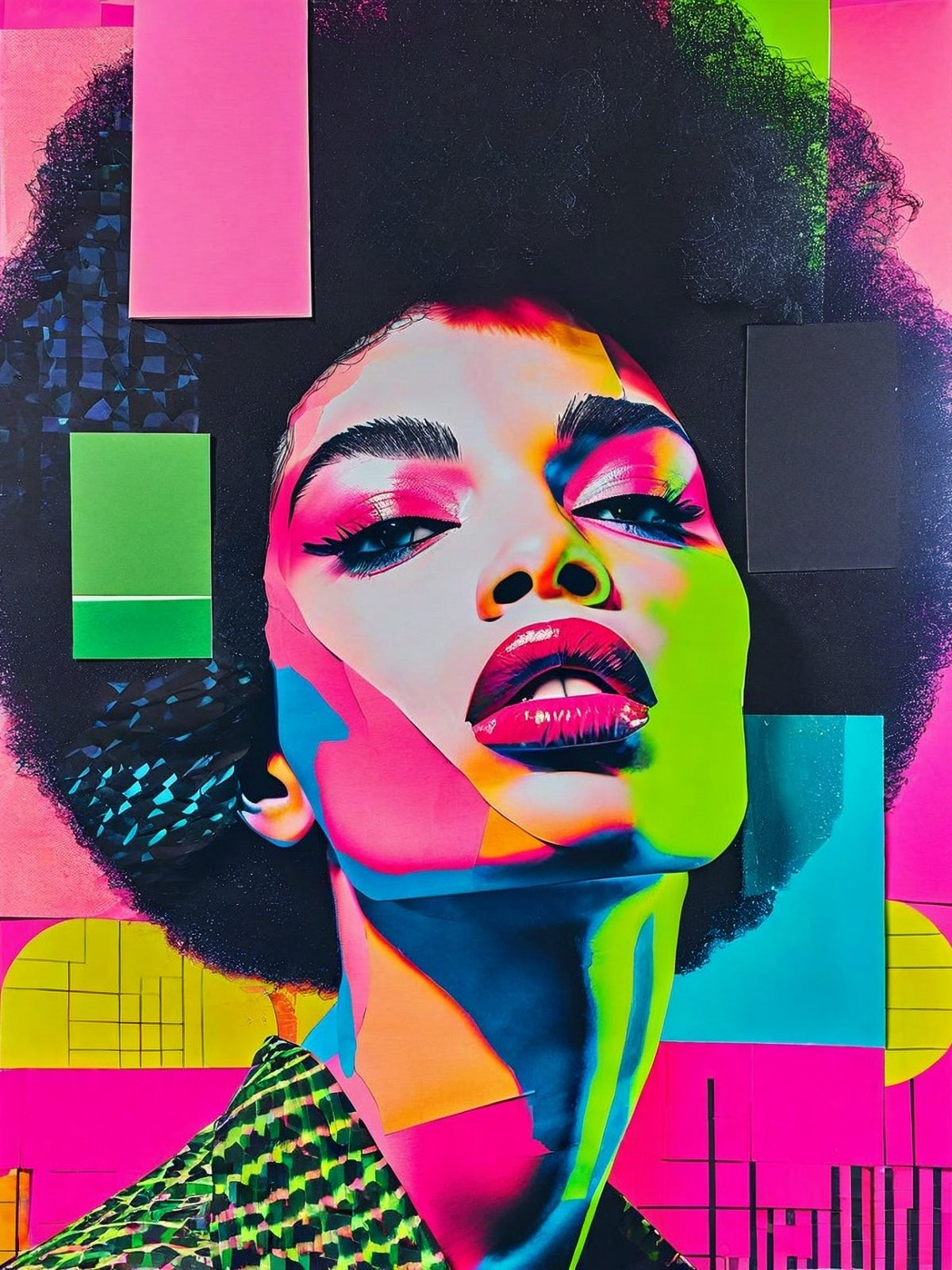 Pop Frequency - Mint Decoupage Paper