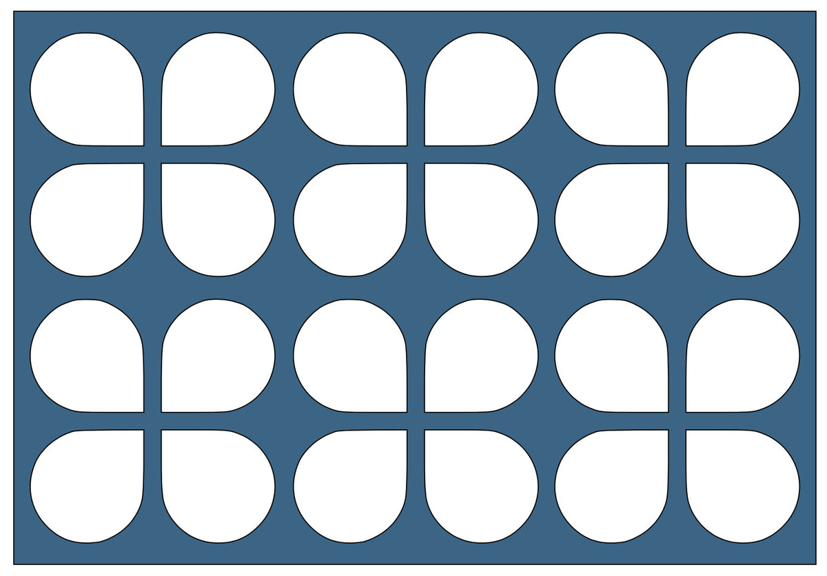 Retro Four Leaf - Belle Stencils
