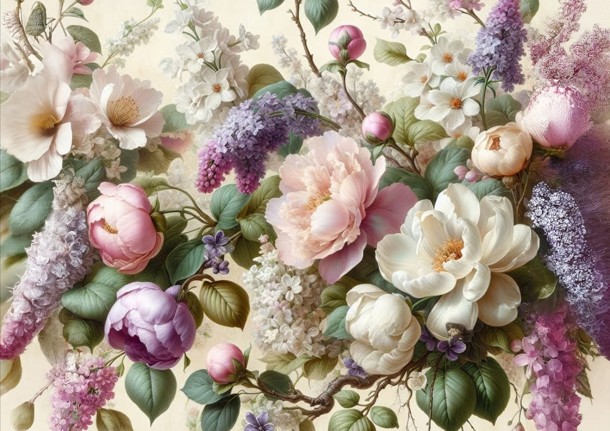 Floral Decoupage & Paint BUNDLE 3