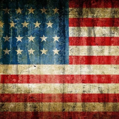 Stars & Stripes art  11.7 x 16.5 inches