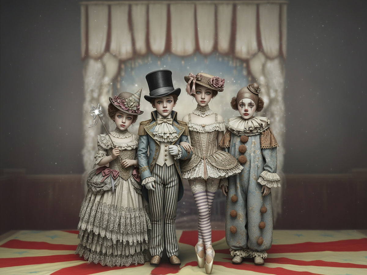 The Moonlit Troupe - A1 size large Decoupage Paper