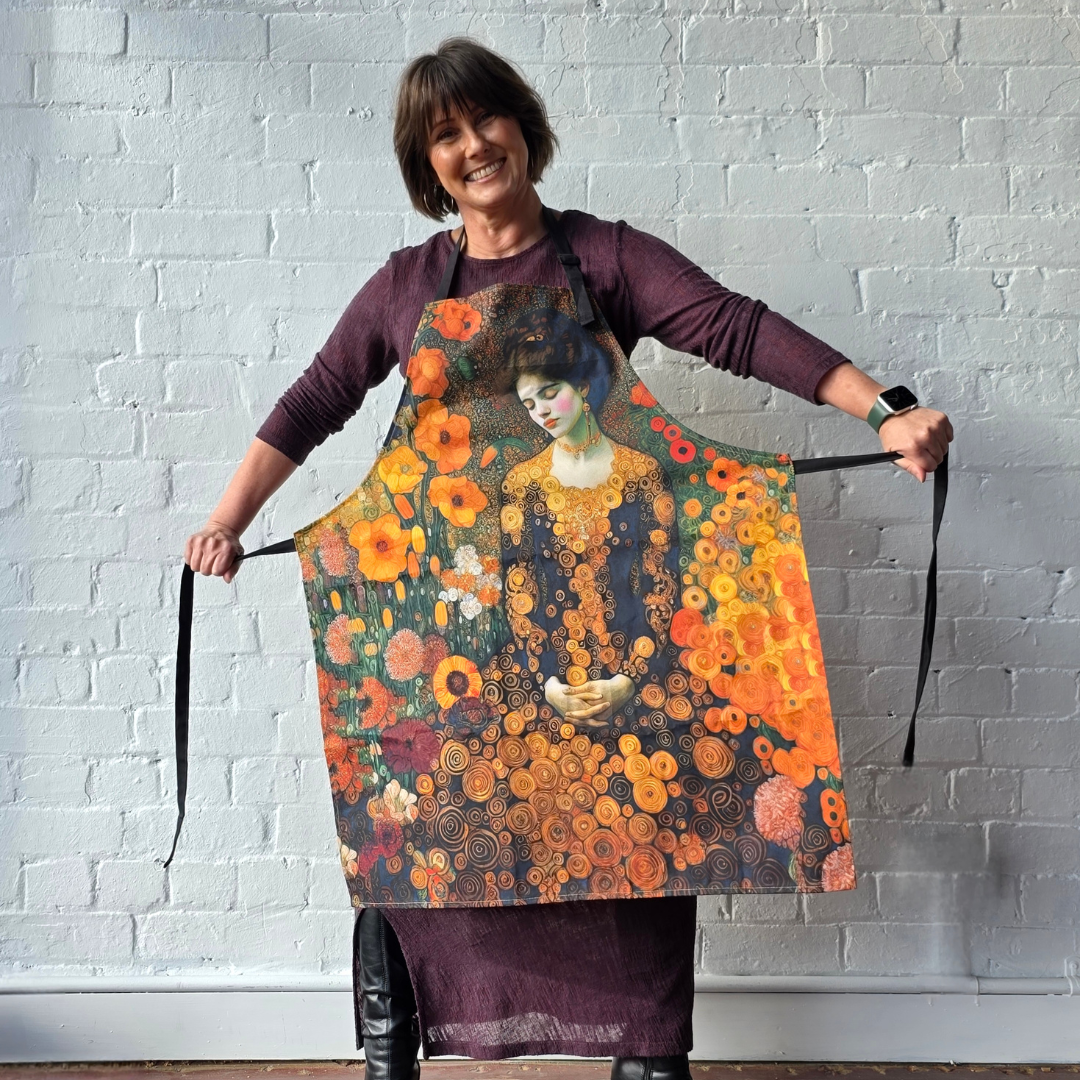 Mint By Michelle Apron - Bathed In Gold