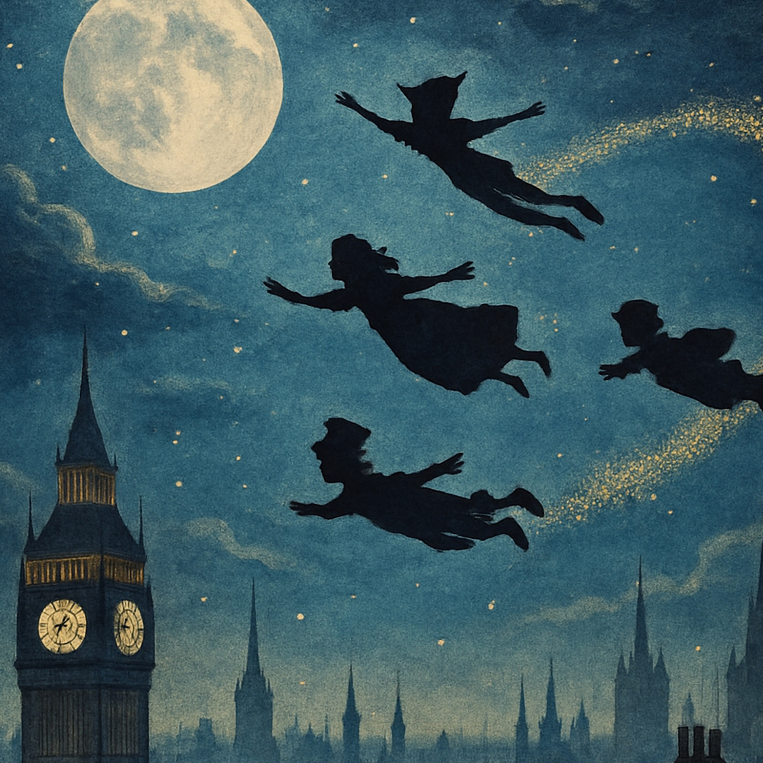 Peter Pan - A1 size large Decoupage Paper
