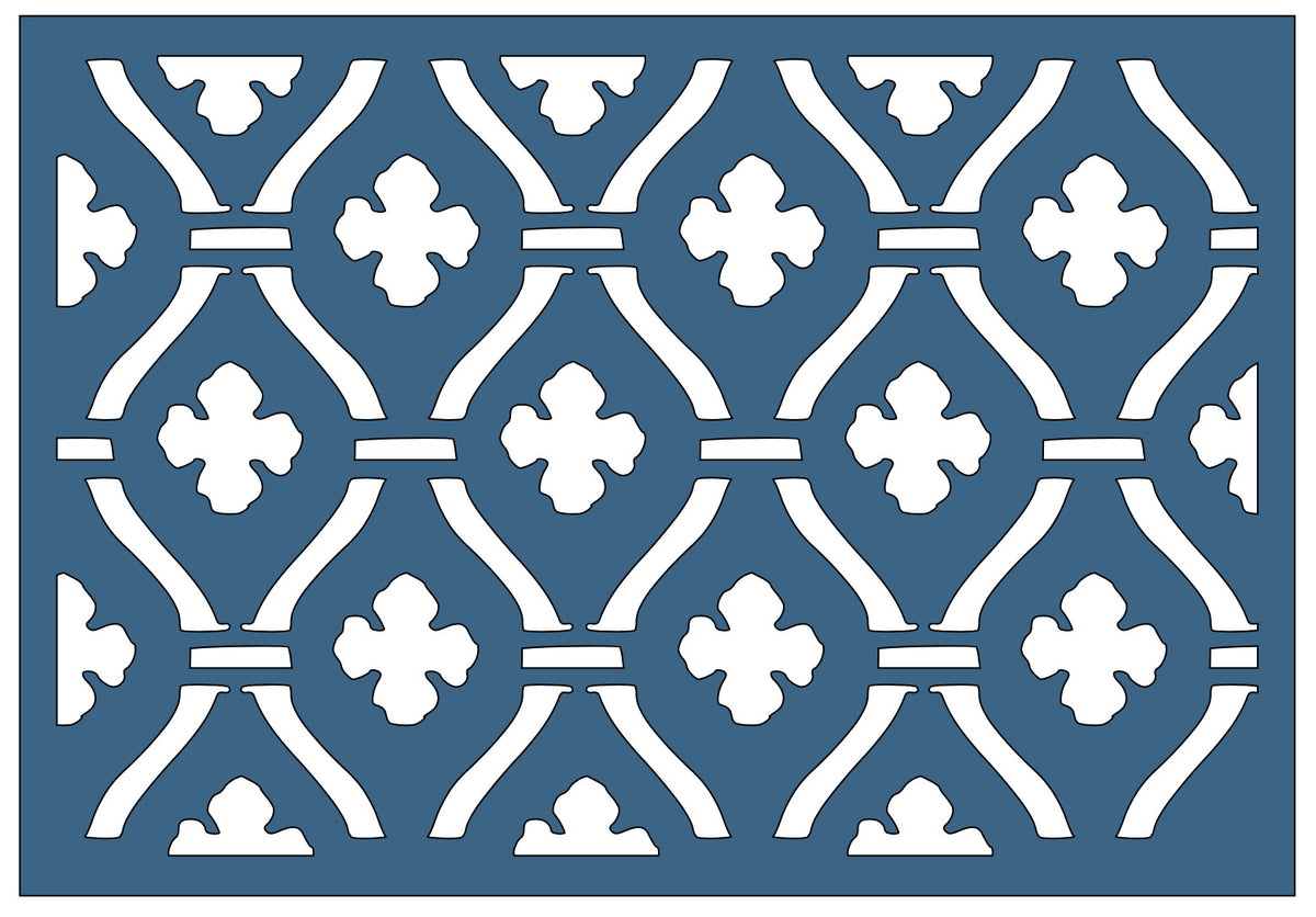 Vintage Cross Row - Belle Stencils
