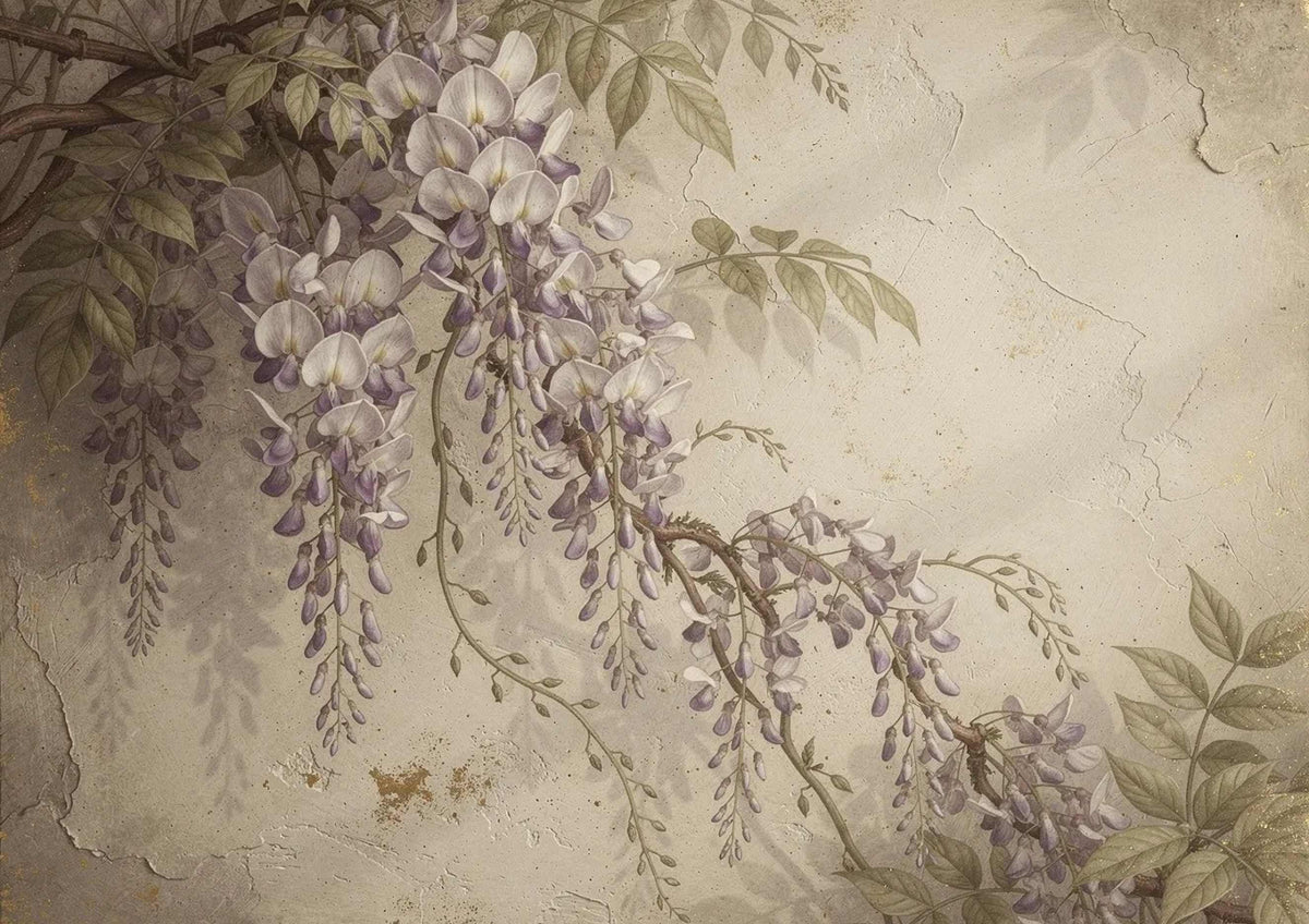 Wisteria - A1 size large Decoupage Paper