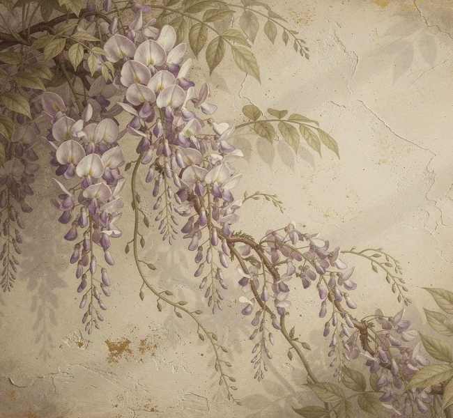 Wisteria - A1 size large Decoupage Paper