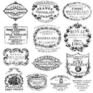 Crockery Stamp - IOD Stamp