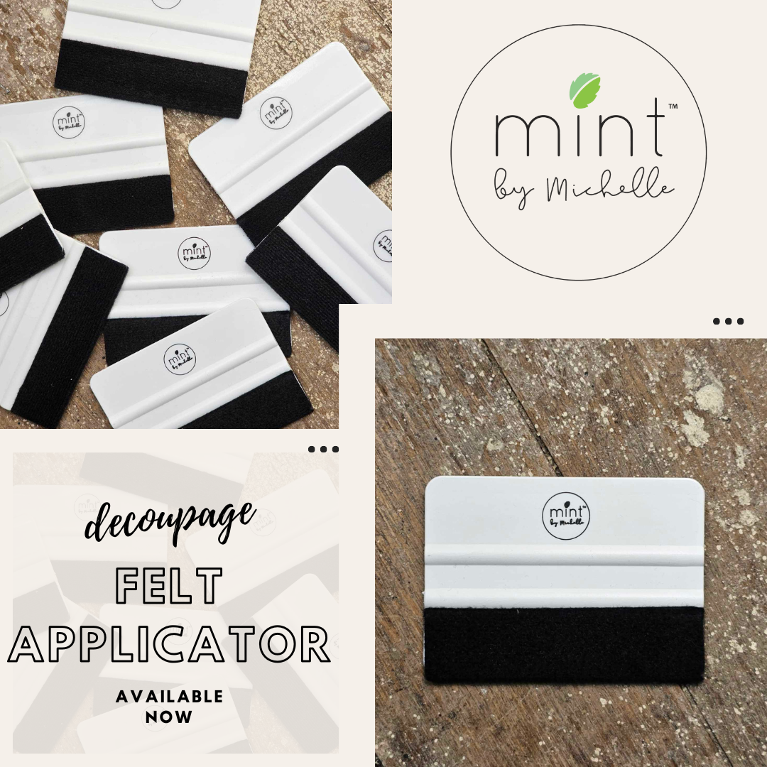 Mint Felt Decoupage Applicator - Mint by Michelle