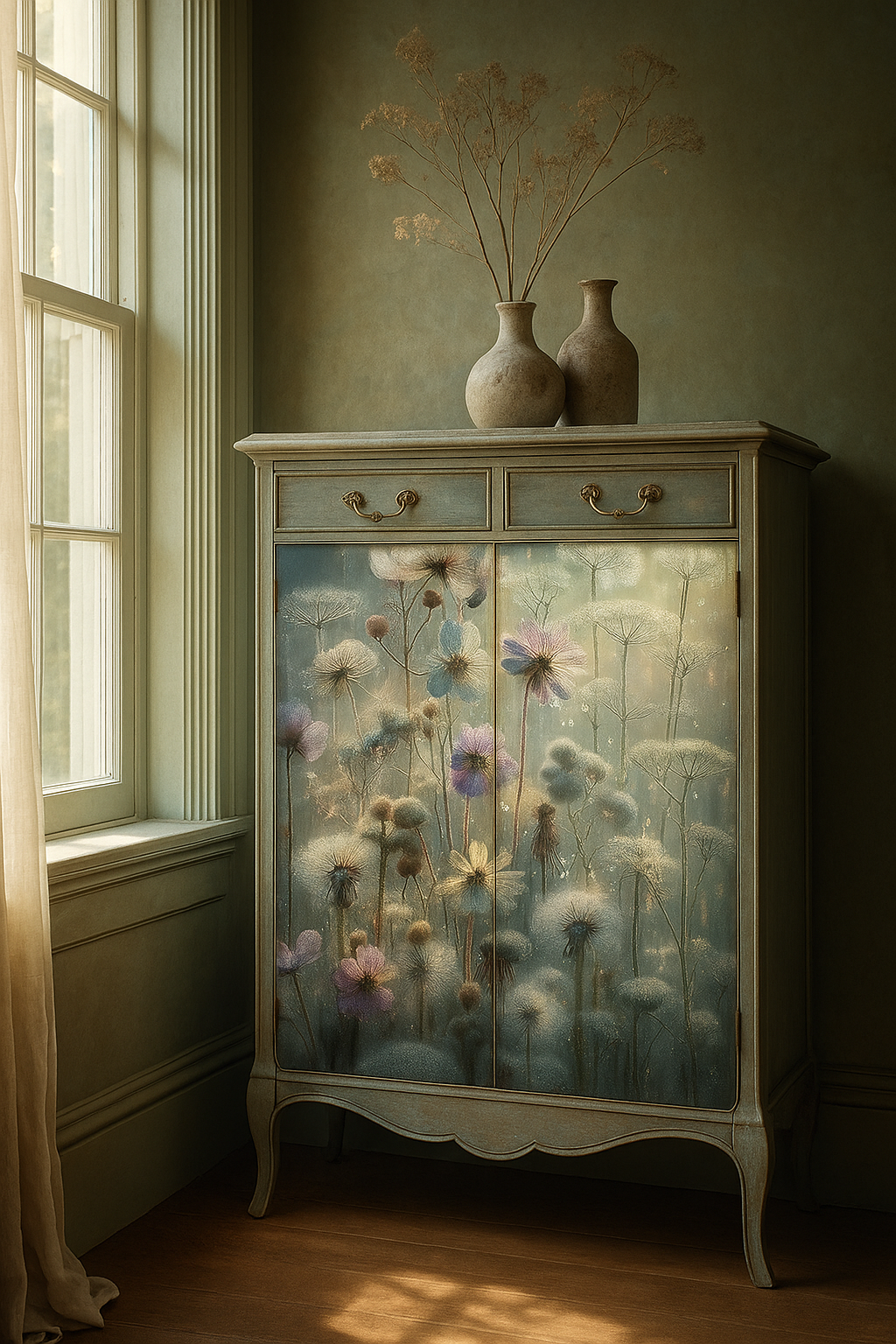 Dew - Mint Decoupage Paper