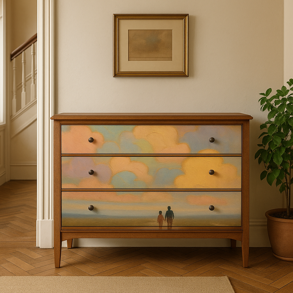 Gelato Sky - Mint Decoupage Paper