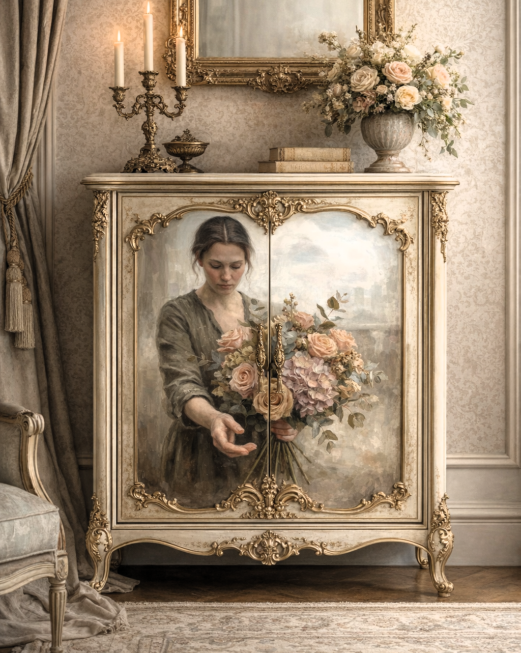 Giving - Mint Decoupage Paper