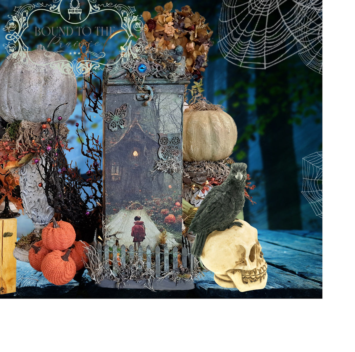 Haunted House 1 - Mint Decoupage Paper