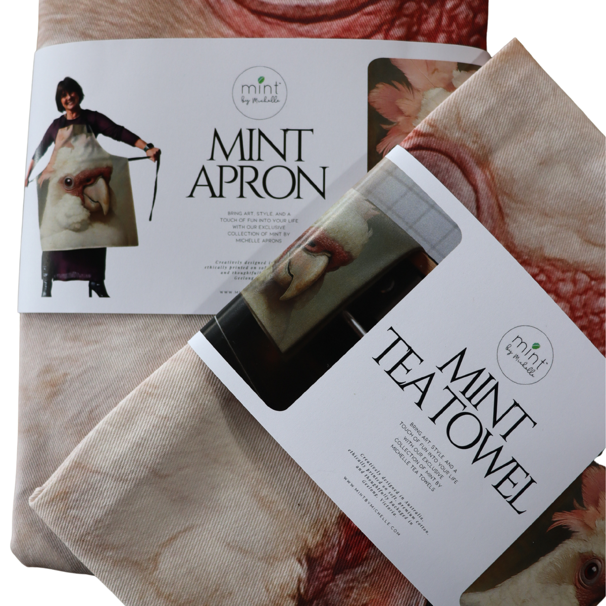 Mint By Michelle BUNDLE - Major Mitchell Apron & Tea Towel